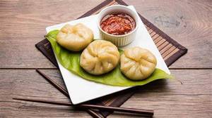 Veg steam momo [6 pieces]