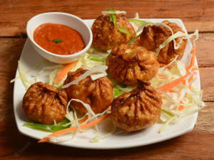 Cheese Momos (Fried)