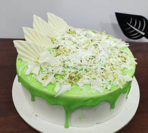 Eggless Kesar Pista