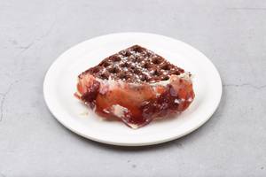 Berry velvet waffle