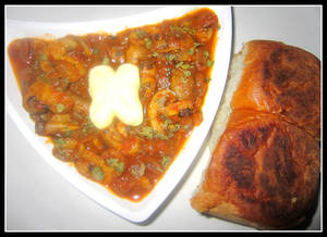 Mushroom Pav Bhaji