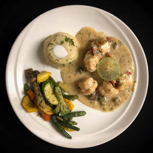 Lemon Butter Prawns
