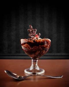 Chocolate Molten Pudding Sundae
