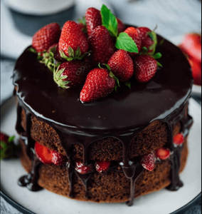 Dark chocolate strawberry