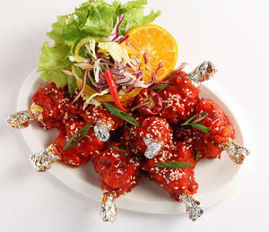 Chicken Lollipop Garlic Dry