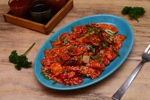 Honey Chilli Lotus Stem