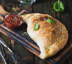 Cheese Calzone with Onion Calzone