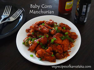 Baby Corn Manchurian