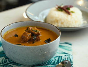 Kerala Rice With Mutton Curry
