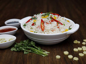 Veg Chilli Basil Fried Rice