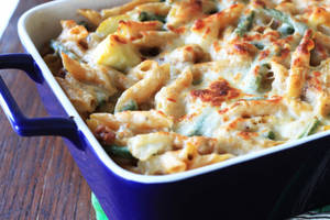 Mozzarella Penne White Sauce Pasta