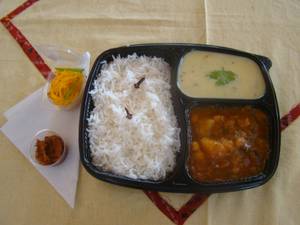 Chole Chawal Kadi