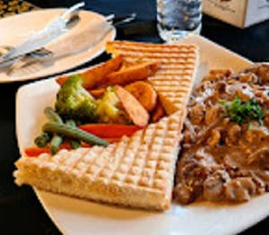 Chicken Steak With Mushroom Sauce