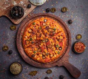 Cheesy Blast Mexican Green Pizza