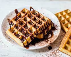 Nutella  Bed Waffles