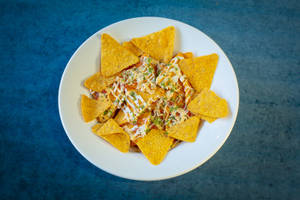 Creamy  Chilli Cheese Nachos
