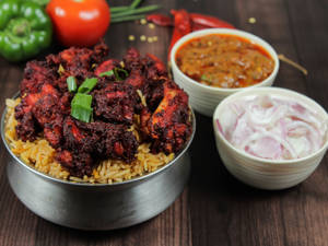 Blb Special Chicken 65 Biryani