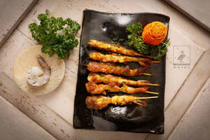 Indonesian Grilled Prawns On Skewers