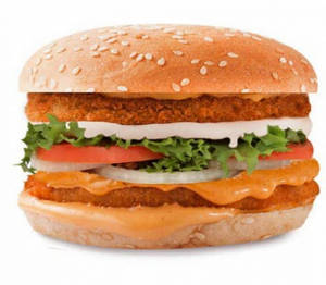 Bachelor's Veg Double Patty Burger