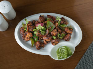 Chilli Mushroom Dry