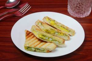 Boiled Egg Mayo Grilled Sandwich