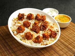 Prawns biryani