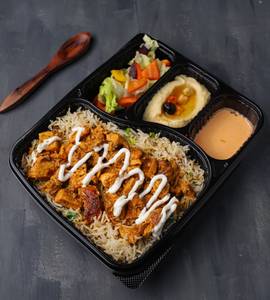Chicken Shawarma On Herbed Rice