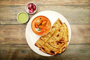 Kadai paneer roti