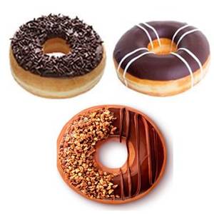 Hazelnut Donuts (3 pcs)