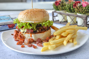 The Triple Barrel Burger