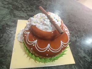 Janmastami Matki Cake