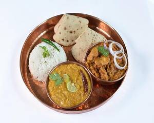Kadhai Chicken + Dal Tadka Great Value Thali