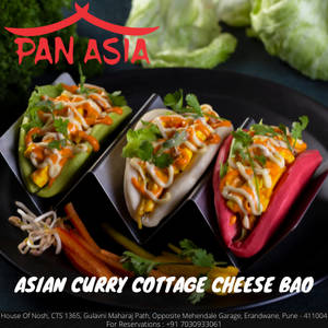 Asian Curry Cottage Cheese Bao