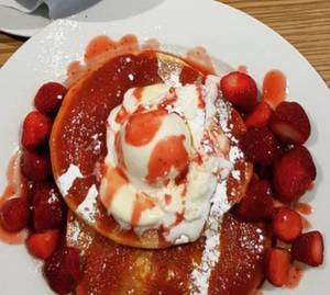 Strawberry Patch Pancake (seasonal)