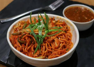 Veg Manchurian Schezwan Noodles