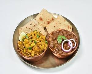 Chhola + Adraki Gobhi Thali