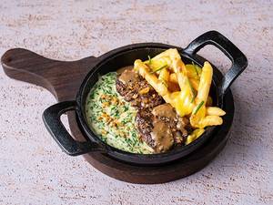 Old School Steak N Chips