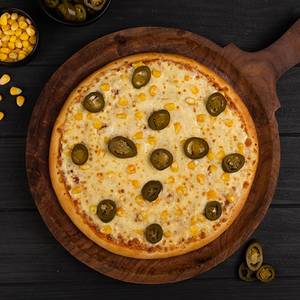 Cheesy Jalapeno Pizza ( Jain )