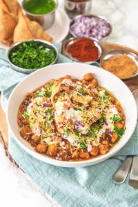 Samosa chaat [2 pieces]