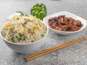 Egg Fried Rice Chicken Combo