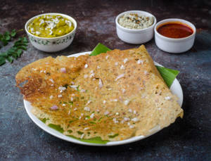 Onion Rava Masala Dosa  