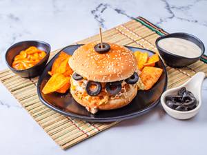 Jain Mexicano Olives Burger