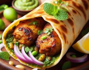 Chicken Seekh Kabab Roll