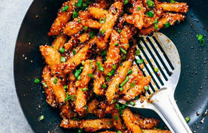 Honey Chilli Potatoes