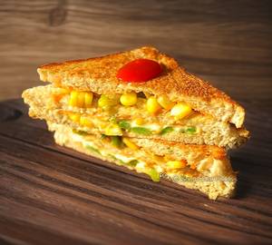 Corn masala sandwich           