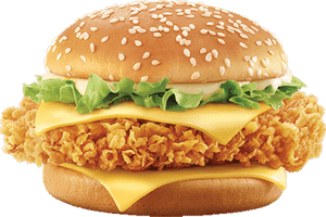 Zesty Chicken Burger (bbq)