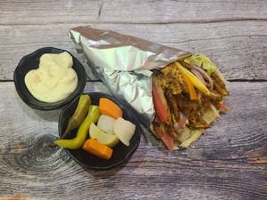 Delhi Achaari Chicken Shawarma Wrap