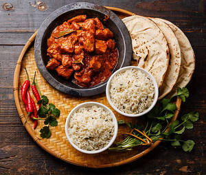 Bhuna Chicken Thali
