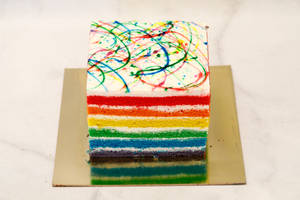 Rainbow cake large