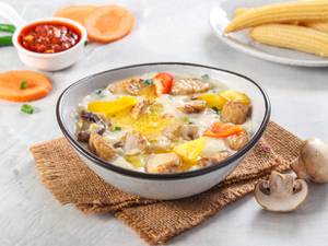 Baby Corn Mushroom In Butter Sauce